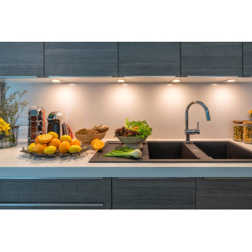 Kitchen sink interior modern house