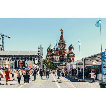St. Basil cathedral in Moscow
